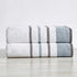 Decorative Cotton Stripe Bath Towel Set - Noelle Collection