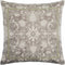 Raith Beige Ornamental Square Accent Pillow