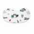Gift Set: New York City Baby Muslin Swaddle Blanket and Burp Cloth/Bib Combo Extra Large Bamboo Cotton