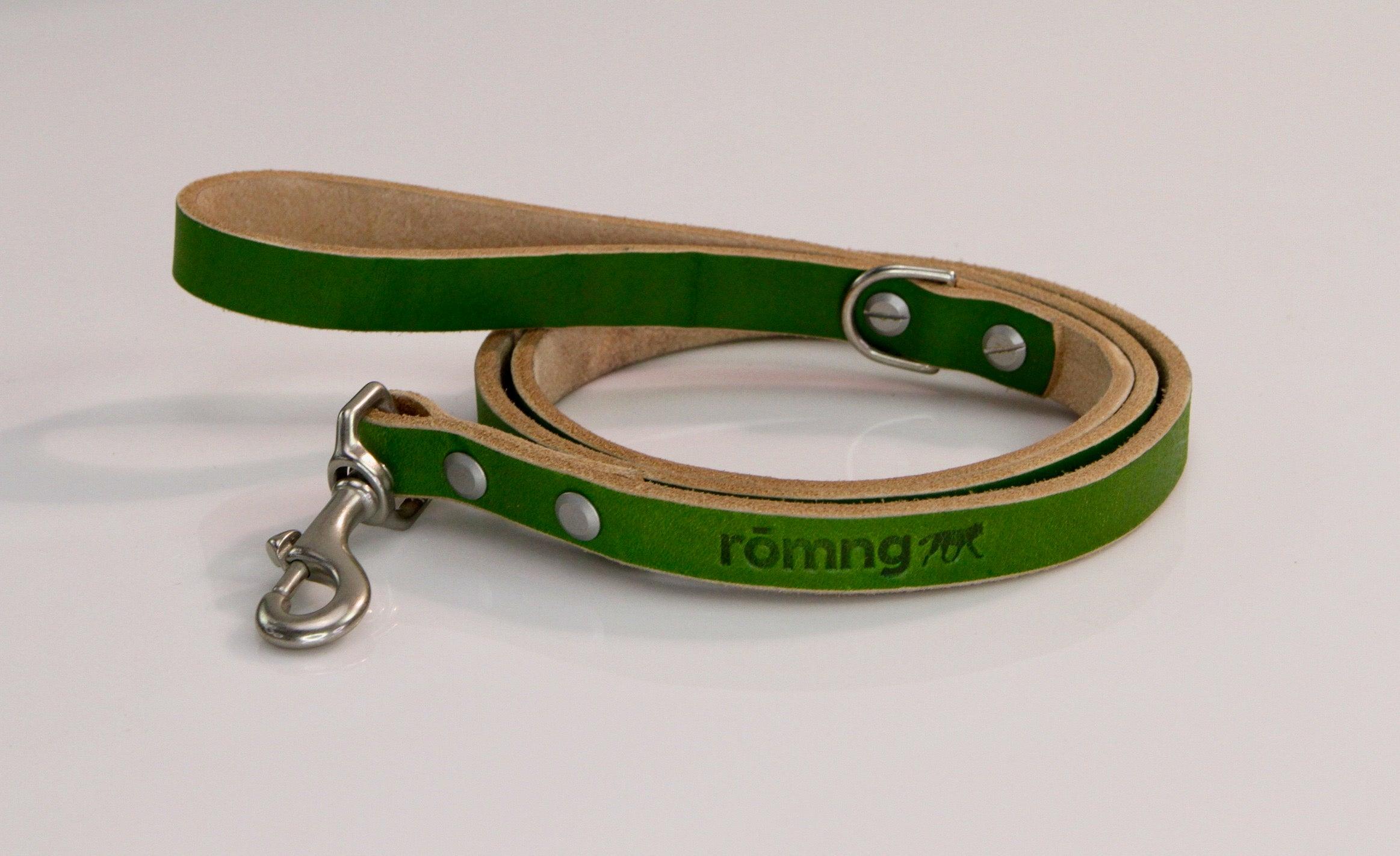 Handmade leather dog leash