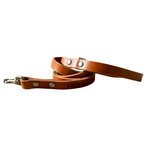 Handmade leather dog leash