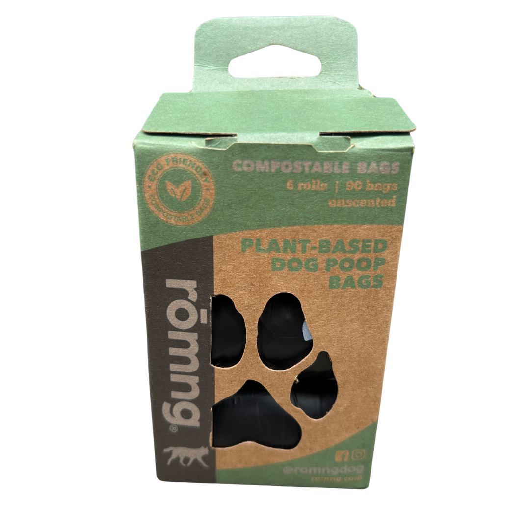 Compostable plant-based dog poop bags