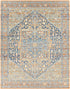 Ripponlea Blue&Orange Medallion Rug