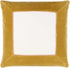 Rahiq Yellow Border Cotton Throw Pillow