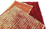 DaDa Bedding Shaggy Soft Rectangle Floor Door Mat Bath Carpet Rug - Striped Orange & Brown - 20" x 32",