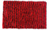 DaDa Bedding Shaggy Soft Rectangle Door Mat Bath Carpet Rug - 20" x 32", Striped Red & Black