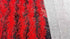 DaDa Bedding Shaggy Soft Rectangle Door Mat Bath Carpet Rug - 20" x 32", Striped Red & Black