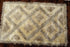 DaDa Bedding Shaggy Soft Viscose Champagne Brown Geometric Diamond Large Area Carpet Rug