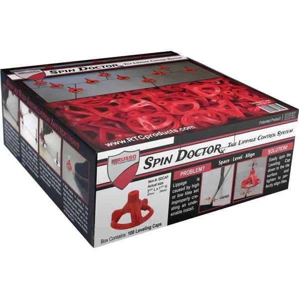 RTC Products Spin Doctor Tile Leveling System Reusable Caps Case Of 12