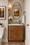 24 Inch Rustic Shaker Slab Single Sink Bathroom Vanity