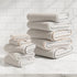 Cotton Border-Stitched 6-Piece Towel Set - Valery Collection