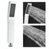 20'' or 24'' Ceiling-Mounted Chrome Rainfall Shower Faucet - Two-Way Functionality with Hand Shower & 3-Color LED System