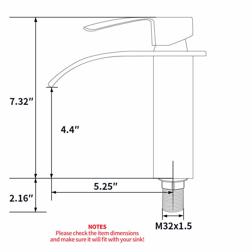 Brushed nickel or matte black or brushed gold waterfall Bathroom Faucet brass with plate and brass pop up drain