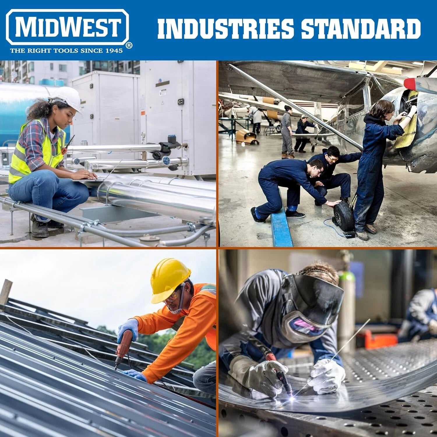 Midwest MWT-6510R Forged Aviation Snip Offset Right Cut