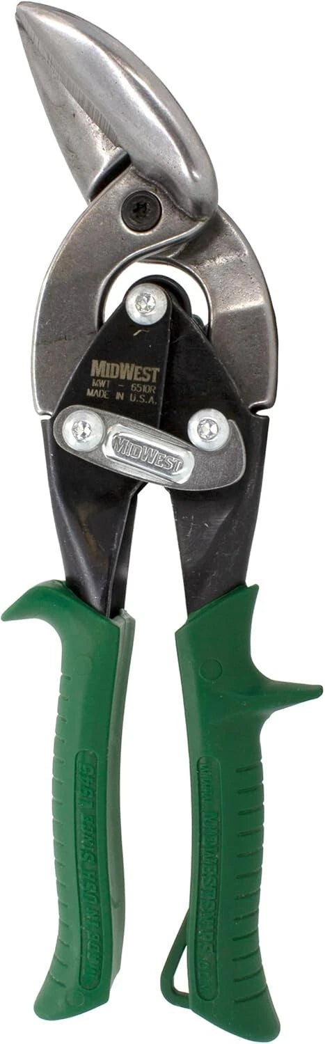 Midwest MWT-6510R Forged Aviation Snip Offset Right Cut