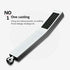 20'' or 24'' Ceiling-Mounted Chrome Rainfall Shower Faucet - Two-Way Functionality with Hand Shower & 3-Color LED System
