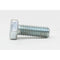 Metal bolt on a white background