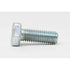 Metal bolt on a white background