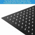 12inch rain head Big arc Wall Mounted Matte Black Shower System with single way Rough-in Valve Body and Trim