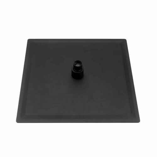 12inch rain head Big arc Wall Mounted Matte Black Shower System with single way Rough-in Valve Body and Trim