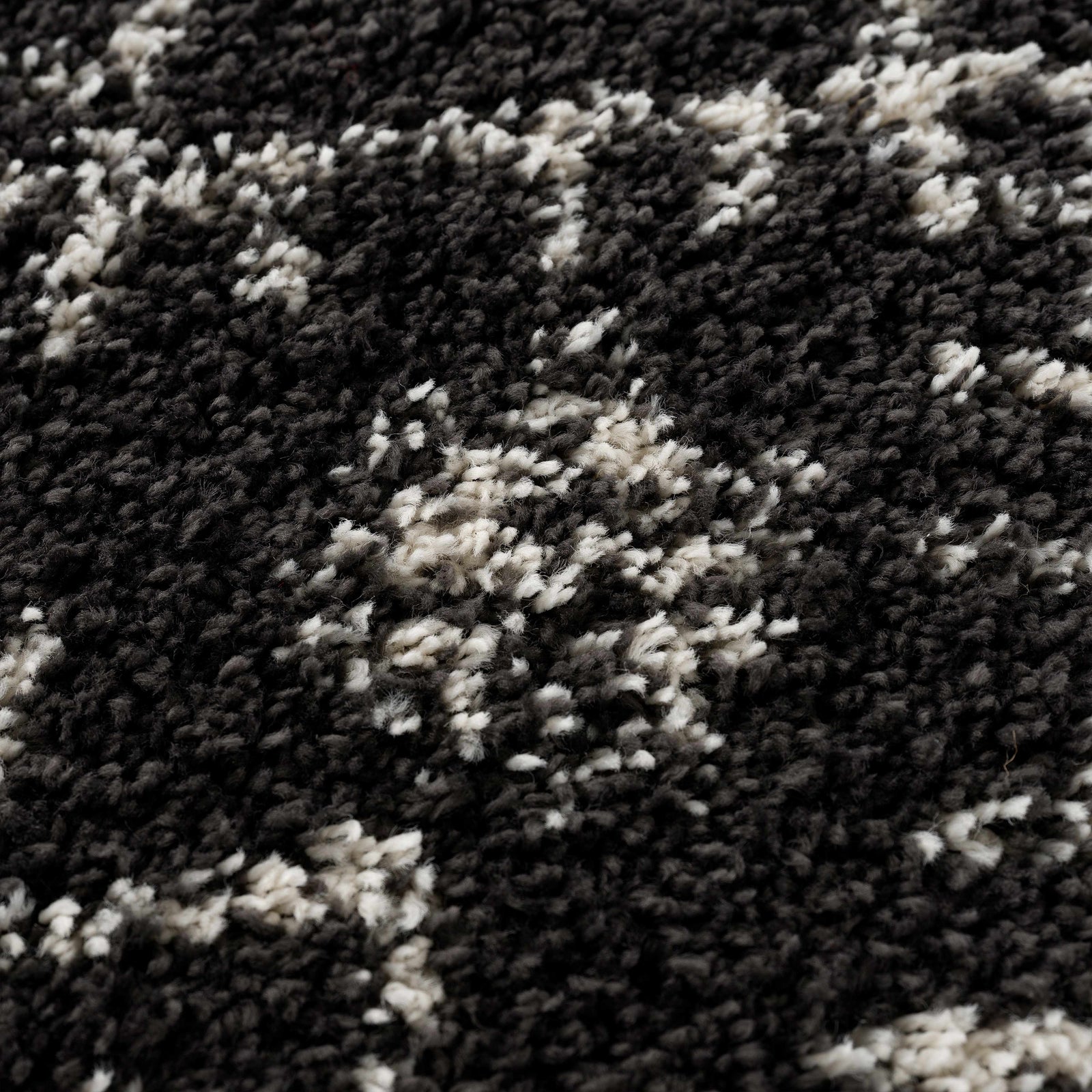 Thetford Black Berber Shag Rug - Clearance