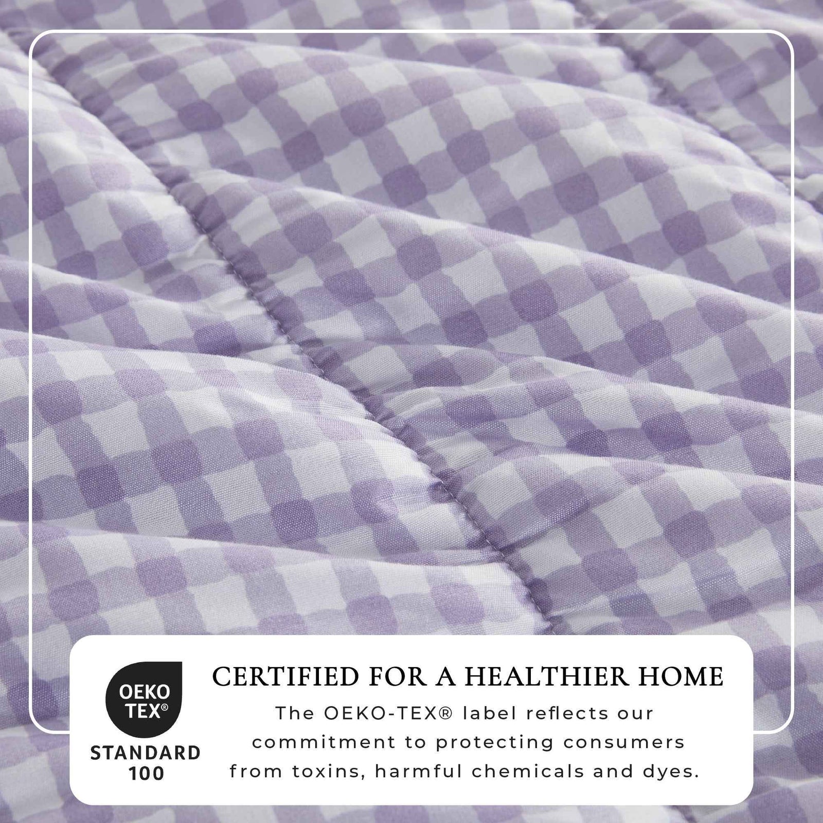 Gingham Printed Quilt Set - Gingham Collection
