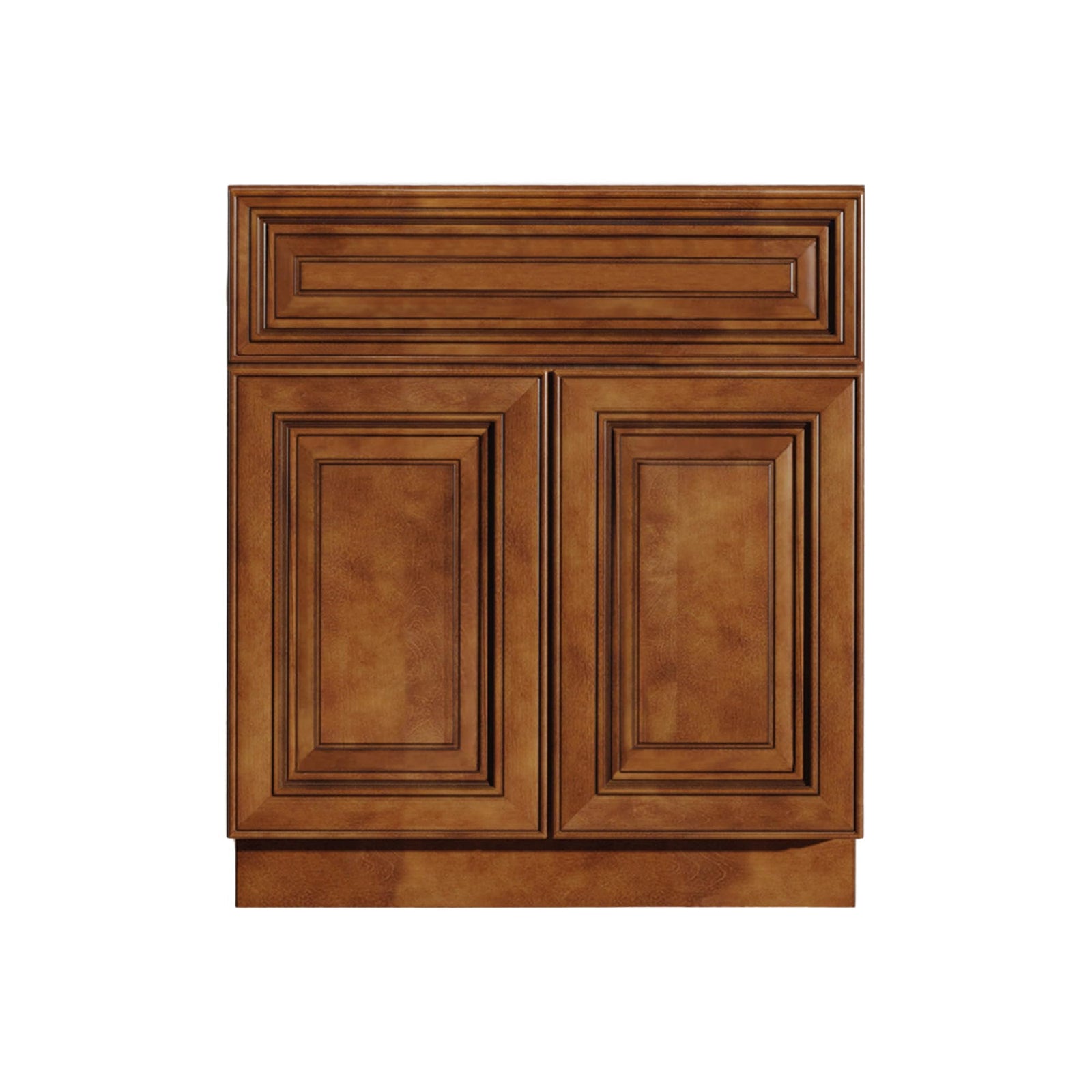 24 Inch Saddle Brown Bathroom Vanity Sink Base