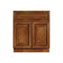 24 Inch Saddle Brown Bathroom Vanity Sink Base