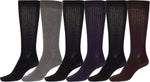 Sakkas Men's Cotton Blend Ribbed Dress Socks