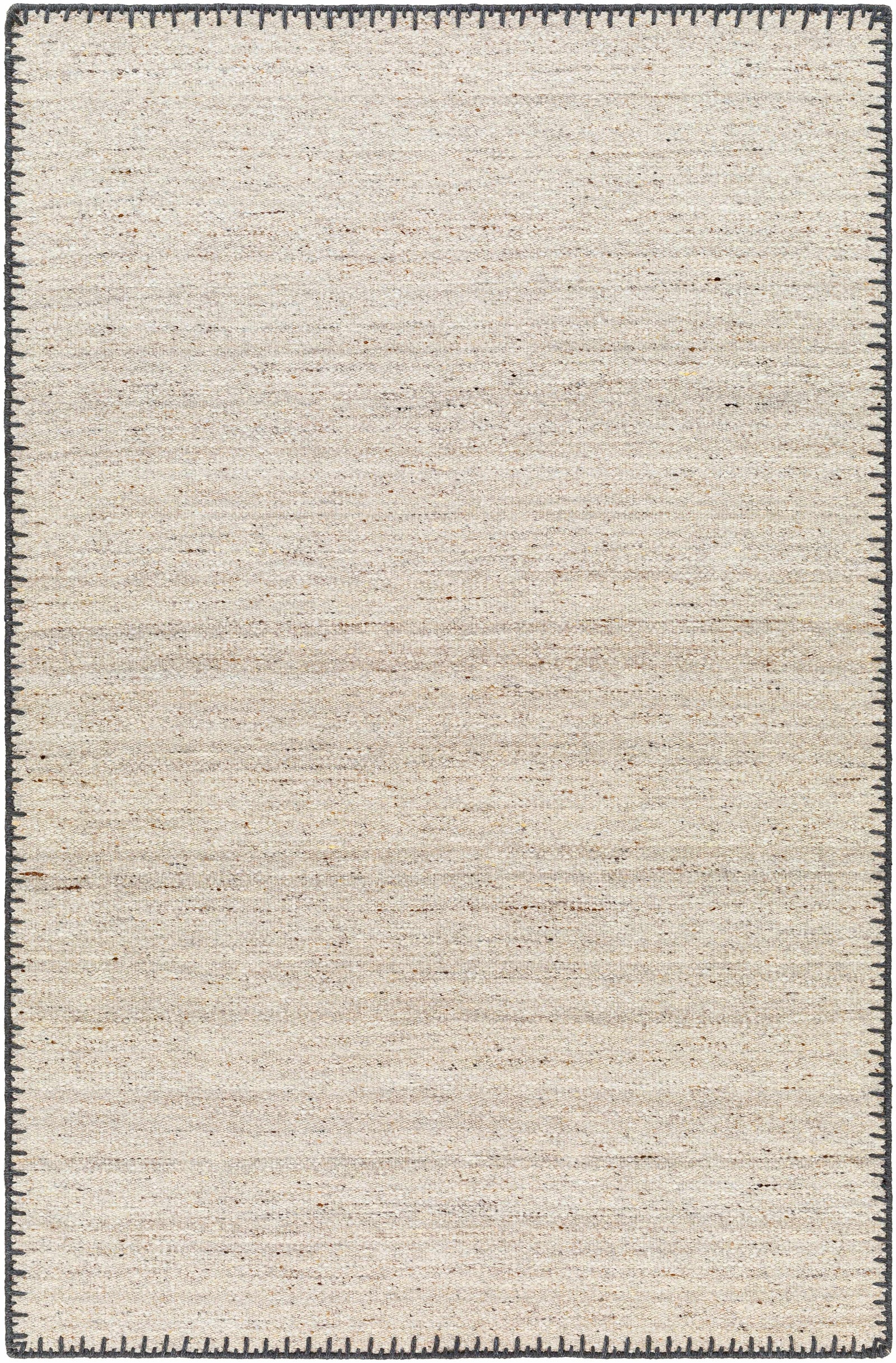 Ayumu Beige Hand Woven Wool Area Rug