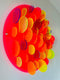 Scalloped Bubbles 3D Wall Art Fluorescent Transparent Acrylic