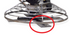 Set of 4 - 4.75″ x 9″ Replacement Combo Trowel Blades Bar Mount for Tomahawk 24" Power Trowels