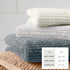 Turkish Cotton Ribbed 6-Piece Bath Towel Set - Georgiana Collection