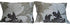 DaDa Bedding Paisley Grey Floral Leaves Fitted Sheet & Pillow Cases Set (FTS8197)