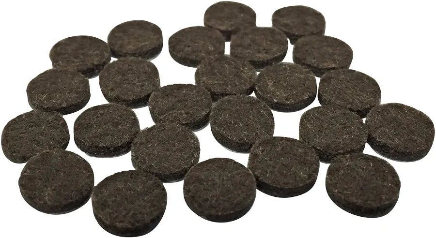 1" Felt Floor Protector Peel & Stick Furniture Pads Pack Of 24 Pads