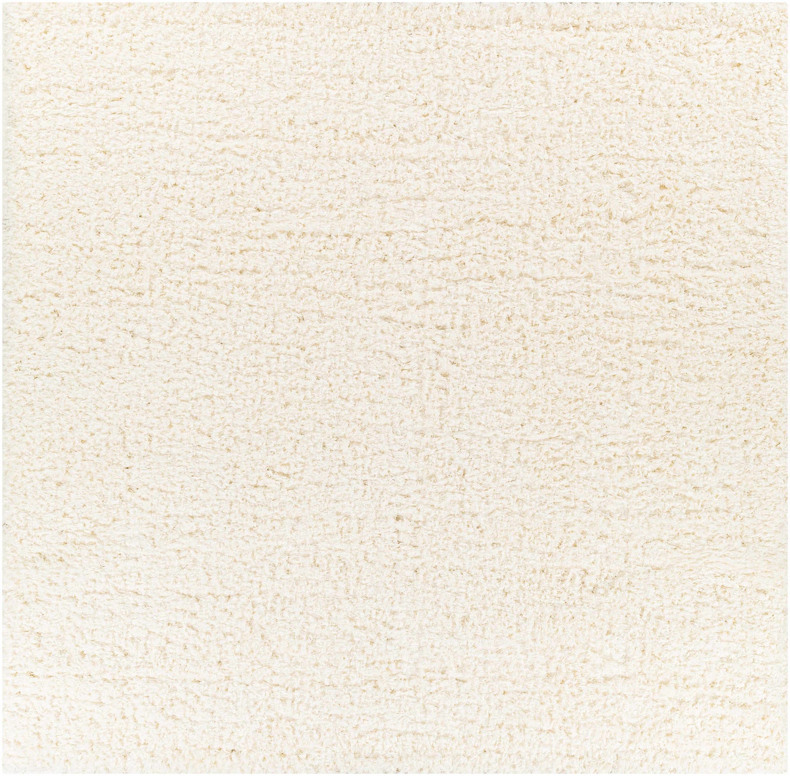 Siari Solid Cream Plush Rug