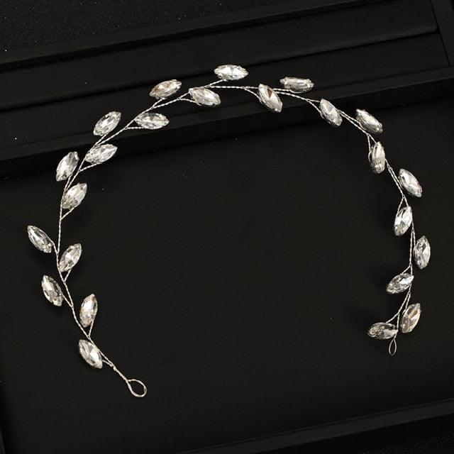 Silver Color Bridal Tiaras Headbands For Wedding Handmade Cheaper Crystal Women Hair Jewelry Girls Headpiece Gorgeous Hair Accessories For Women