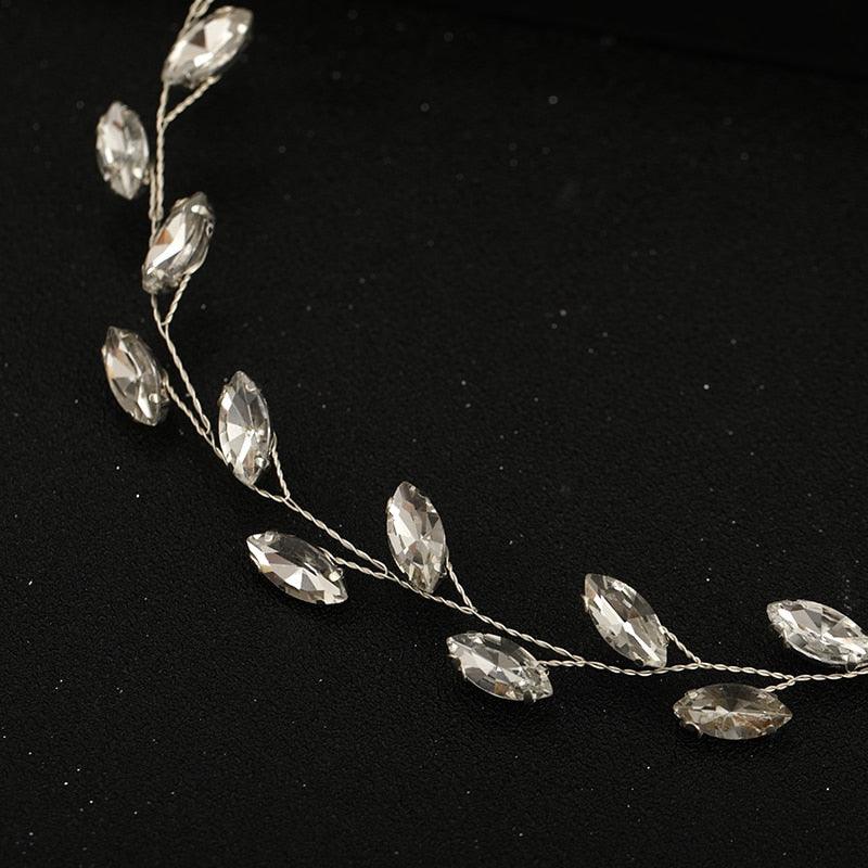Silver Color Bridal Tiaras Headbands For Wedding Handmade Cheaper Crystal Women Hair Jewelry Girls Headpiece Gorgeous Hair Accessories For Women