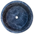 Natural Stone Sirius Black Marble Vessel Sink Polished (D)16.5" (H)6"