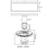Brushed nickel stainless floor drain 11.8inch x 4.3 inch