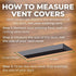 Steel Modern Vent Cover - Brushed Nickel