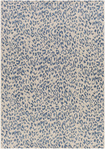Skipsea Blue Leopard Performance Rug