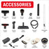 Professional Commercial Backpack Vacuum Cleaner, 106 CFM, Cordless SM05 & Corded SM07AC
