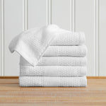100% Cotton Woven Texture Bath Towel Set - Marbella Collection