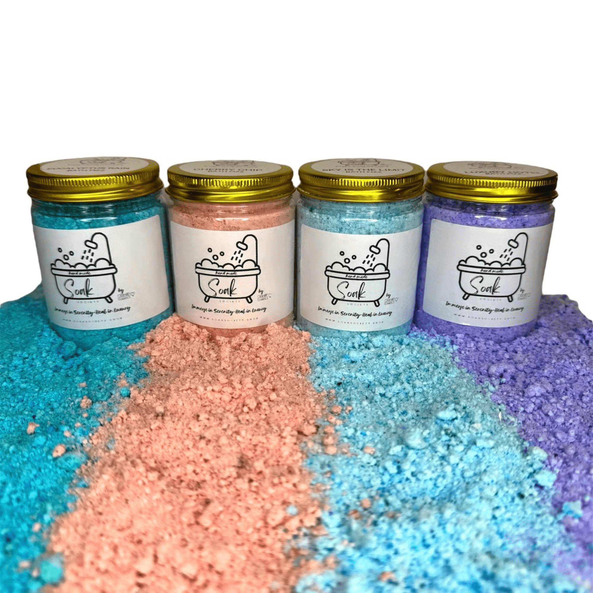 Soak Society Bath Fizz - Eucalyptus Rain