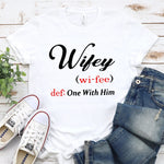 Hubby & Wifey Definition Couple T-shirt