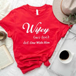 Hubby & Wifey Definition Couple T-shirt