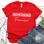 Boyfriend & Girlfriend Couples Tee