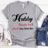 Hubby & Wifey Definition Couple T-shirt