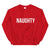 Christmas Naughty & Nice Couples Sweatshirt